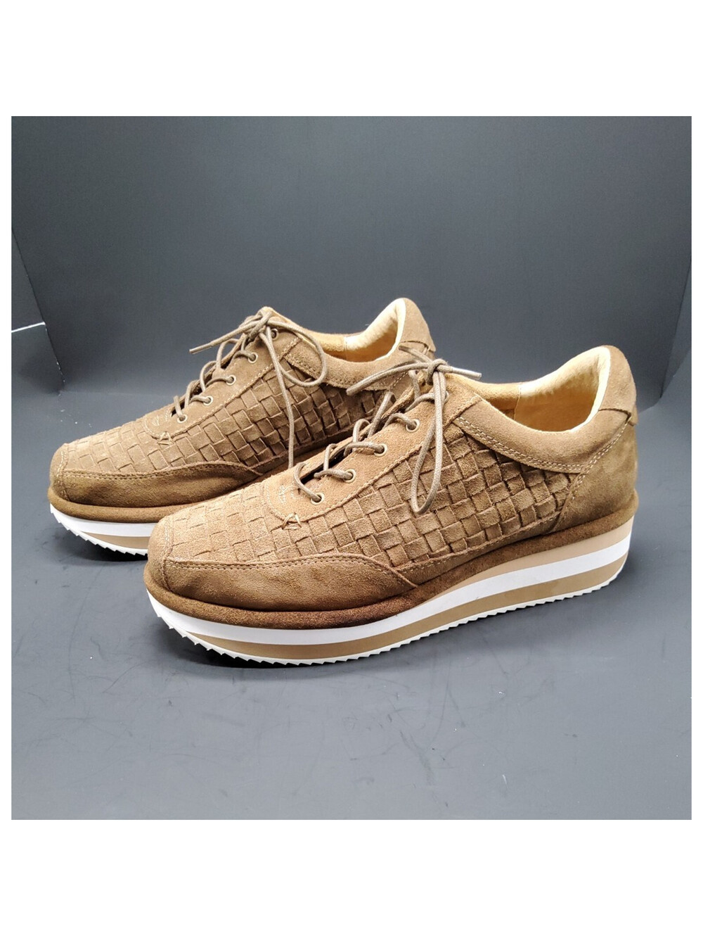 Kelsi Dagger Brooklyn Shoes Hollis Platform Sneakers Women's Sz 11 Brown